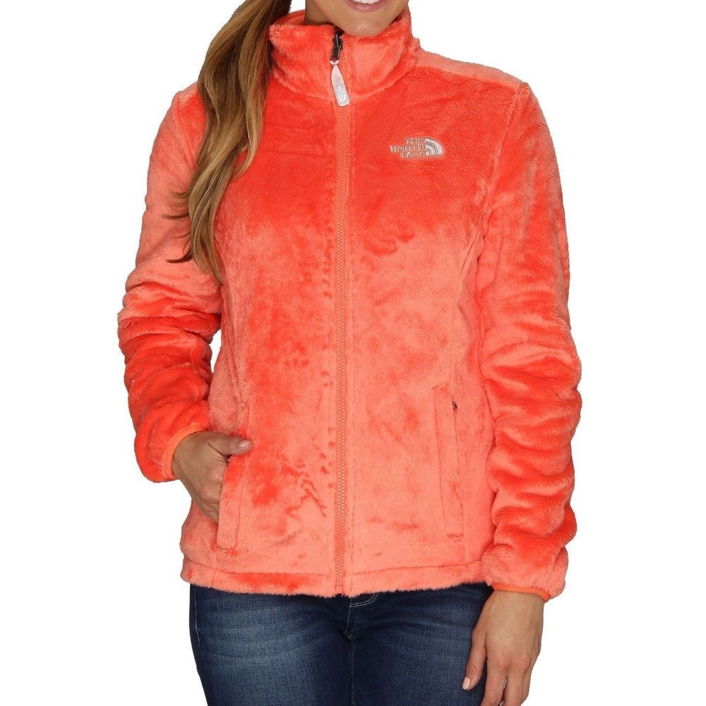 Orange Fleece Zip Up North Face